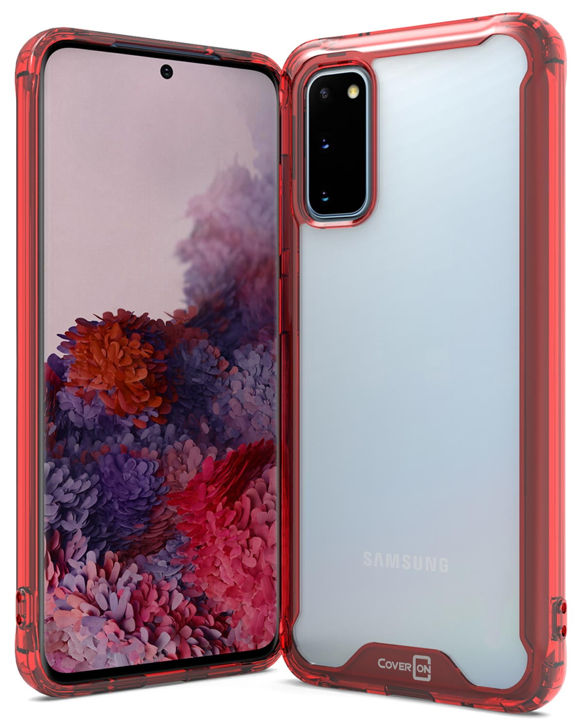 Samsung Galaxy S20 Case Clear Slim Fit Hard Protective Phone Cover with TPU Bumpers - Pure View Series