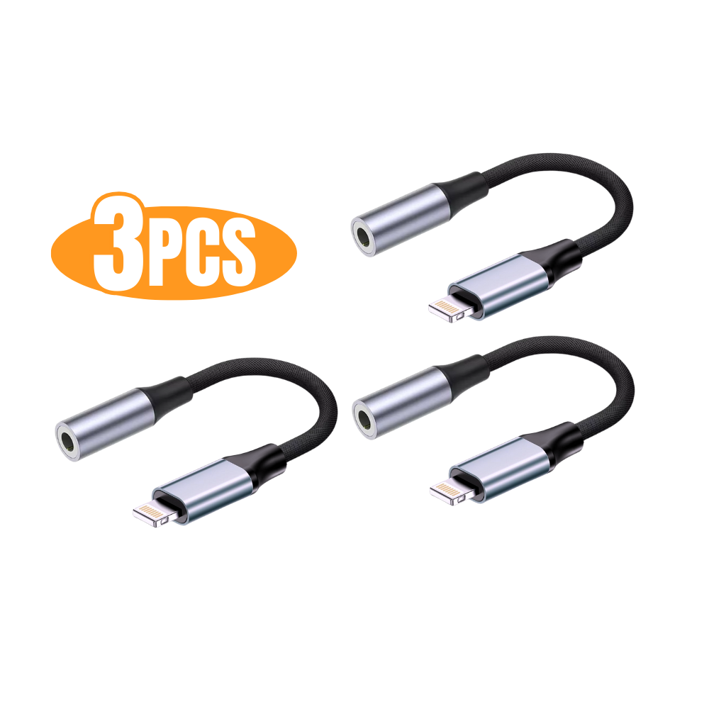 (3 Pack) 3.5 mm Headphone Jack Adapter iPhone 3.5mm Jack Aux Cable Converter Compatible with iPhone 13 12 11 11 Pro XR XS X 8 7 6 5