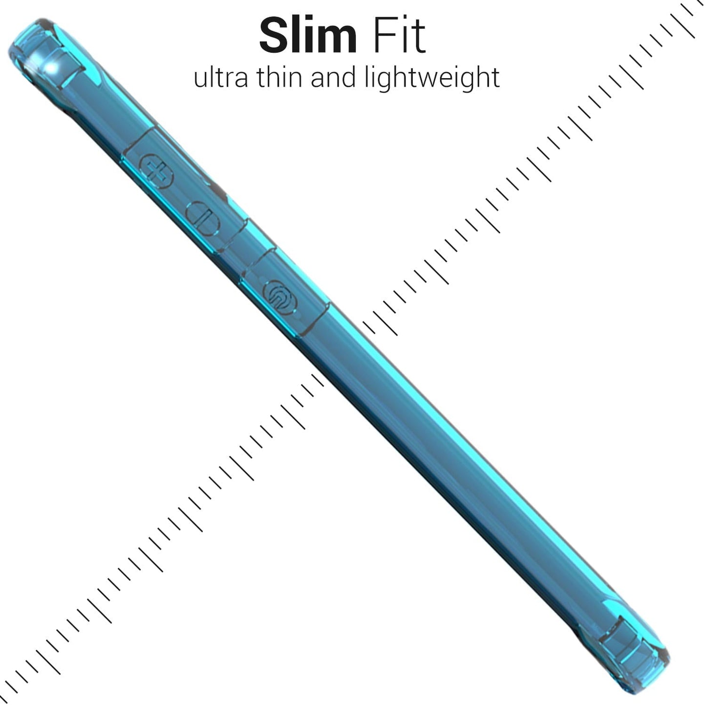 Samsung Galaxy S20 Case Clear Slim Fit Hard Protective Phone Cover with TPU Bumpers - Pure View Series