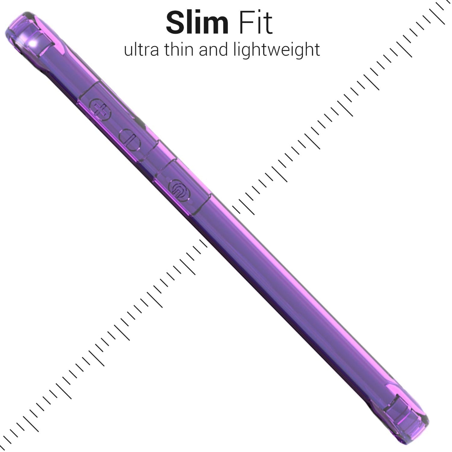 Samsung Galaxy S20 Case Clear Slim Fit Hard Protective Phone Cover with TPU Bumpers - Pure View Series