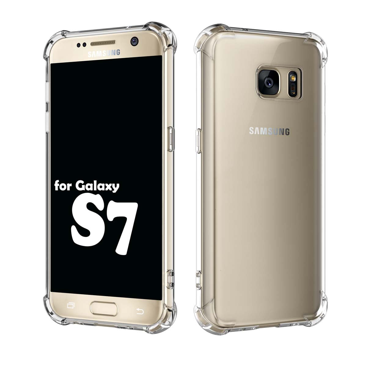 Galaxy A11 A12 A32 A42 S20 FE 5G S9 S21 S21+ S21 FE 5G Note 9 20 Ultra Case, Samsung Galaxy Clear Phone Cases, Crystal Transparent Clear Flexible Shock Absorption Bumper Soft TPU Cover
