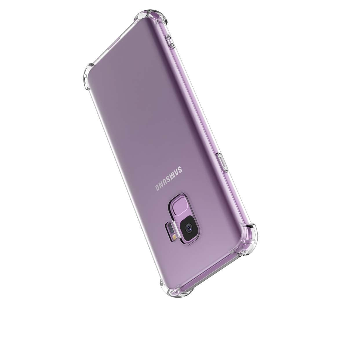 Galaxy A11 A12 A32 A42 S20 FE 5G S9 S21 S21+ S21 FE 5G Note 9 20 Ultra Case, Samsung Galaxy Clear Phone Cases, Crystal Transparent Clear Flexible Shock Absorption Bumper Soft TPU Cover