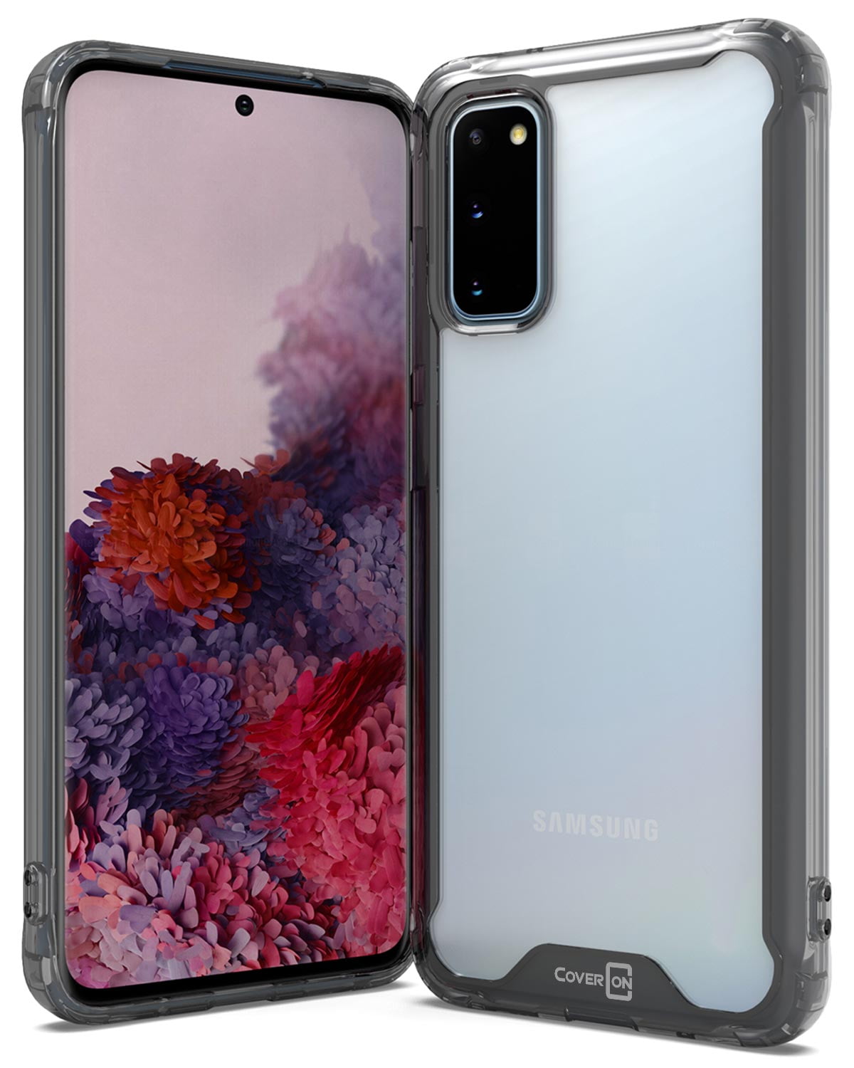 Samsung Galaxy S20 Case Clear Slim Fit Hard Protective Phone Cover with TPU Bumpers - Pure View Series