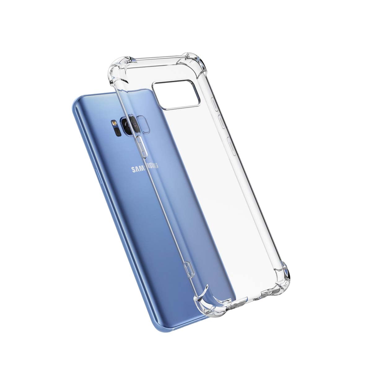 Galaxy A11 A12 A32 A42 S20 FE 5G S9 S21 S21+ S21 FE 5G Note 9 20 Ultra Case, Samsung Galaxy Clear Phone Cases, Crystal Transparent Clear Flexible Shock Absorption Bumper Soft TPU Cover