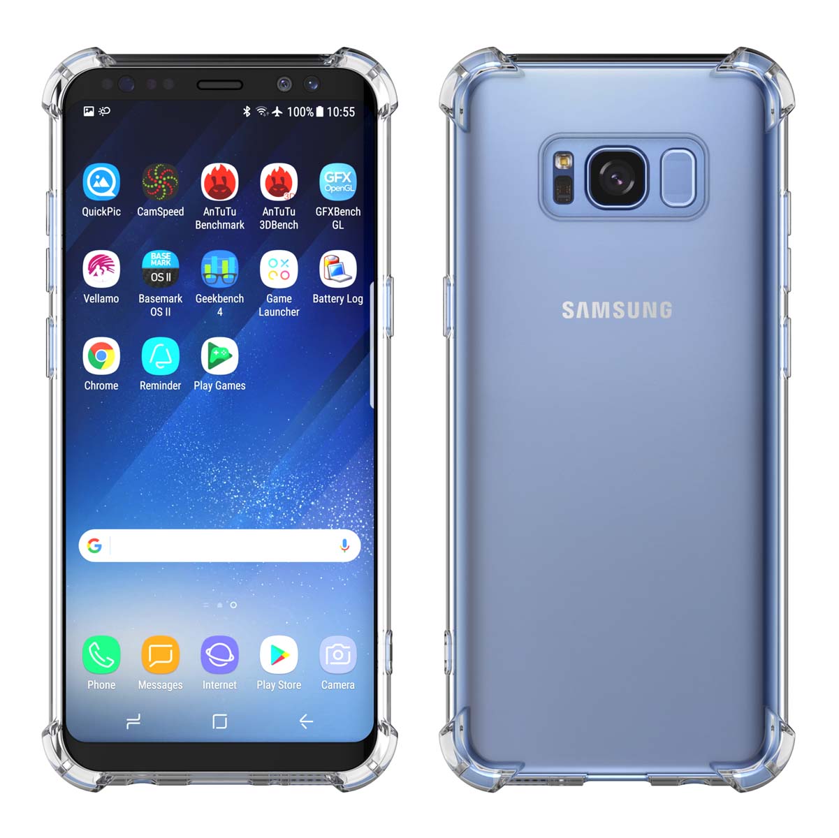 Galaxy A11 A12 A32 A42 S20 FE 5G S9 S21 S21+ S21 FE 5G Note 9 20 Ultra Case, Samsung Galaxy Clear Phone Cases, Crystal Transparent Clear Flexible Shock Absorption Bumper Soft TPU Cover
