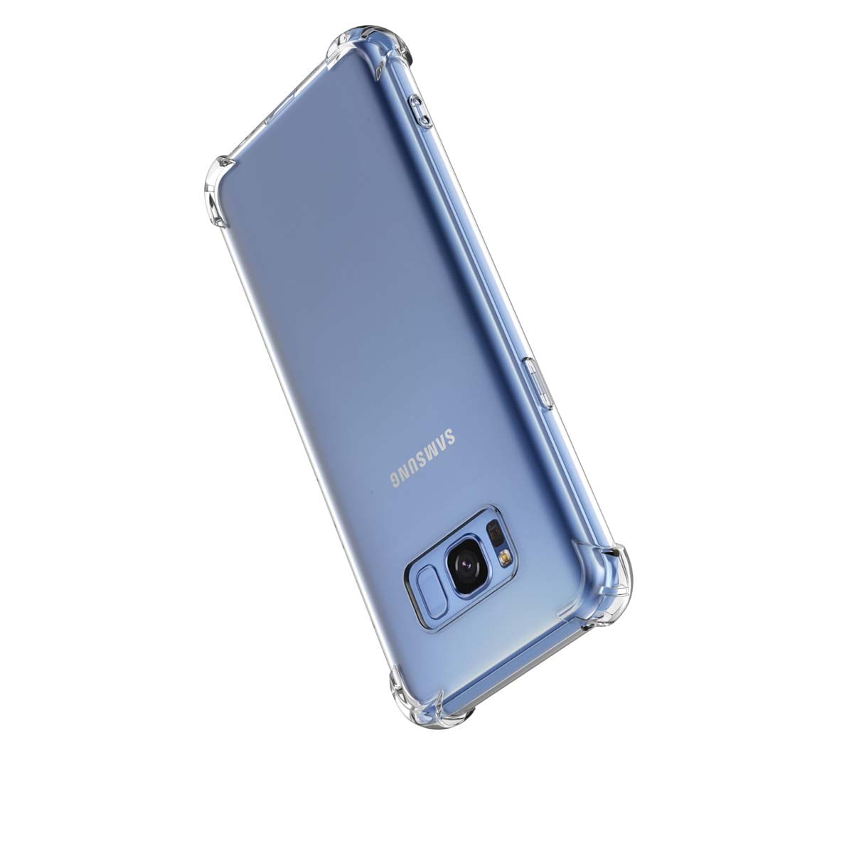 Galaxy A11 A12 A32 A42 S20 FE 5G S9 S21 S21+ S21 FE 5G Note 9 20 Ultra Case, Samsung Galaxy Clear Phone Cases, Crystal Transparent Clear Flexible Shock Absorption Bumper Soft TPU Cover