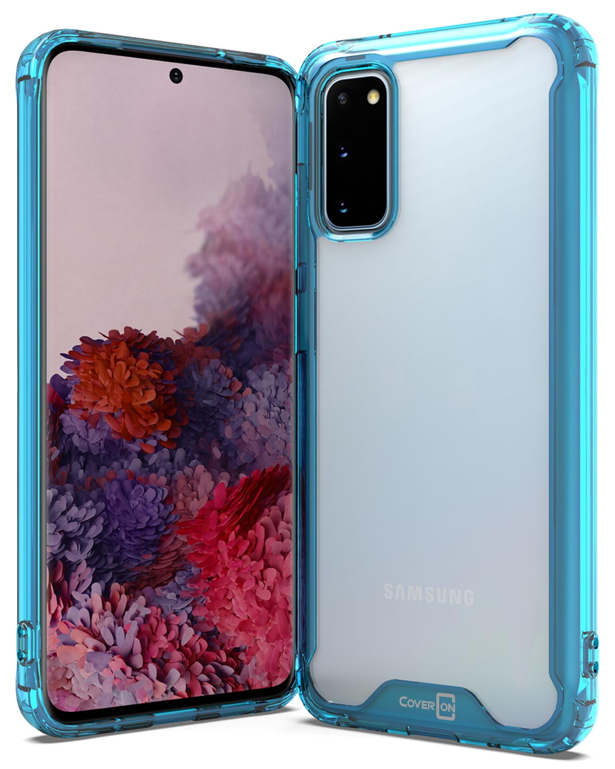 Samsung Galaxy S20 Case Clear Slim Fit Hard Protective Phone Cover with TPU Bumpers - Pure View Series