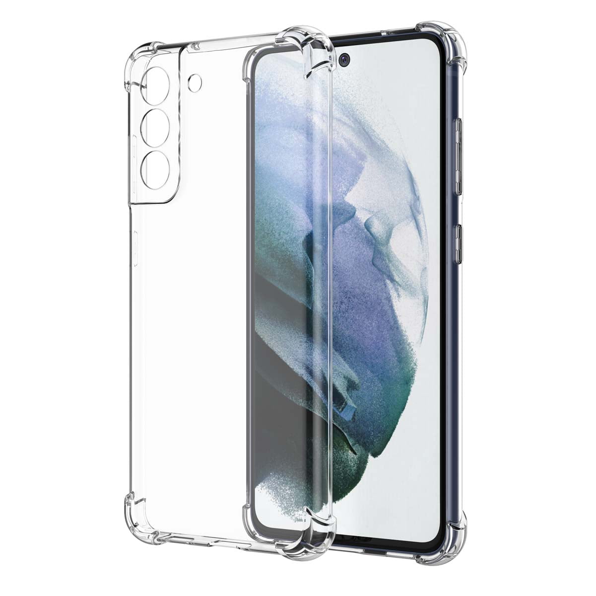 Galaxy A11 A12 A32 A42 S20 FE 5G S9 S21 S21+ S21 FE 5G Note 9 20 Ultra Case, Samsung Galaxy Clear Phone Cases, Crystal Transparent Clear Flexible Shock Absorption Bumper Soft TPU Cover