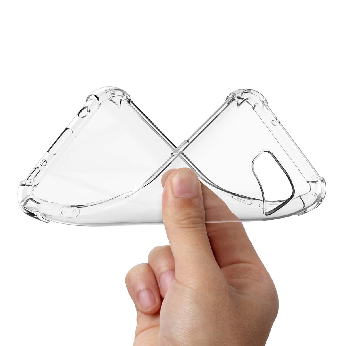 Galaxy A11 A12 A32 A42 S20 FE 5G S9 S21 S21+ S21 FE 5G Note 9 20 Ultra Case, Samsung Galaxy Clear Phone Cases, Crystal Transparent Clear Flexible Shock Absorption Bumper Soft TPU Cover