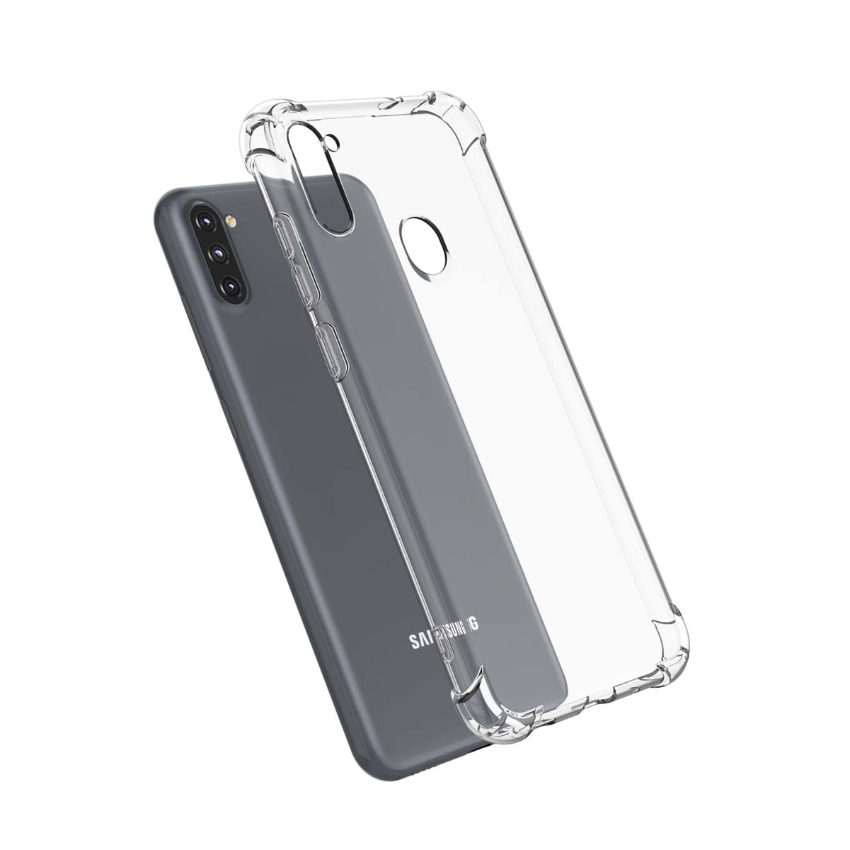 Galaxy A11 A12 A32 A42 S20 FE 5G S9 S21 S21+ S21 FE 5G Note 9 20 Ultra Case, Samsung Galaxy Clear Phone Cases, Crystal Transparent Clear Flexible Shock Absorption Bumper Soft TPU Cover