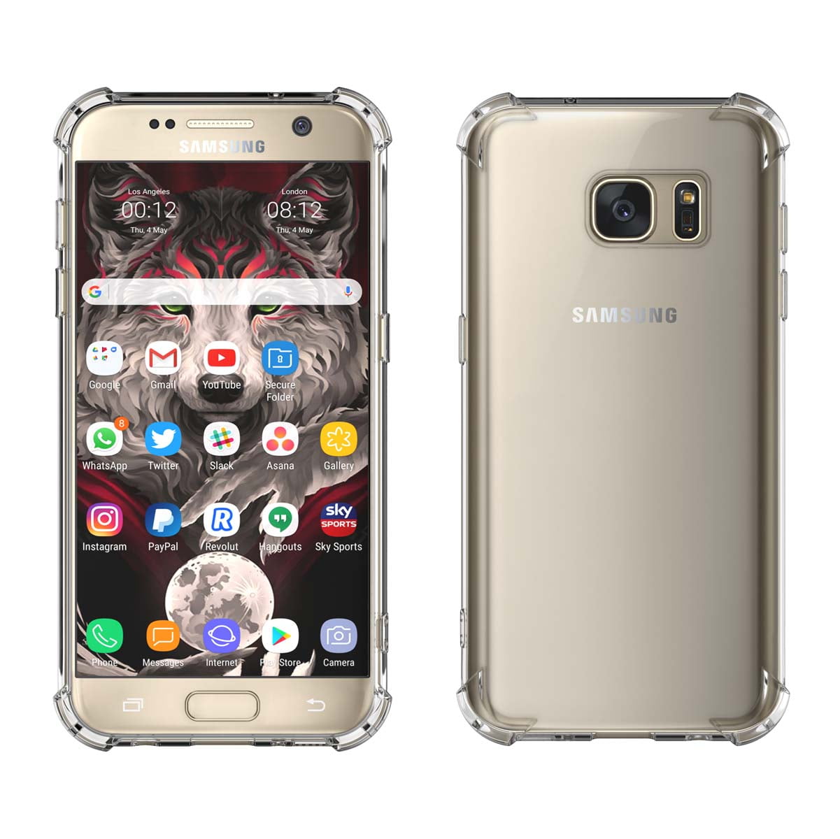 Galaxy A11 A12 A32 A42 S20 FE 5G S9 S21 S21+ S21 FE 5G Note 9 20 Ultra Case, Samsung Galaxy Clear Phone Cases, Crystal Transparent Clear Flexible Shock Absorption Bumper Soft TPU Cover