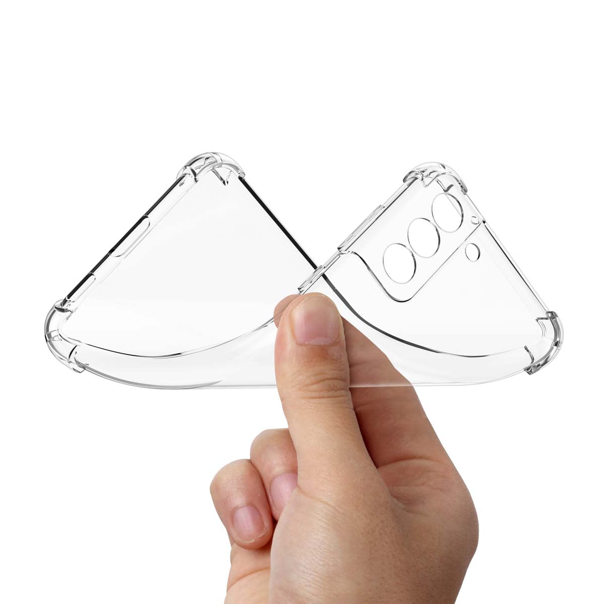 Galaxy A11 A12 A32 A42 S20 FE 5G S9 S21 S21+ S21 FE 5G Note 9 20 Ultra Case, Samsung Galaxy Clear Phone Cases, Crystal Transparent Clear Flexible Shock Absorption Bumper Soft TPU Cover