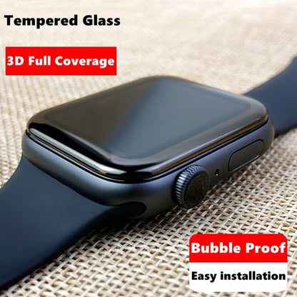 (2 Pack) Apple Watch Series 6 5 4 SE Screen Protector 40mm Tempered Glass Screen Protector 40mm Full Coverage 9H Anti-Scratch Bubble-Free Screen Protector for Apple iWatch 40mm Series 6/5/4/SE