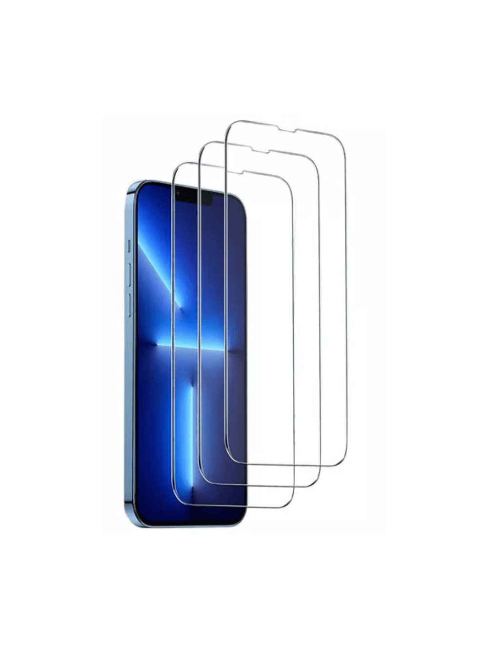 3-Pack Screen Protector Tempered Glass For iPhone X XS XR 11 12 13 MINI 14 15 16 PLUS PRO MAX