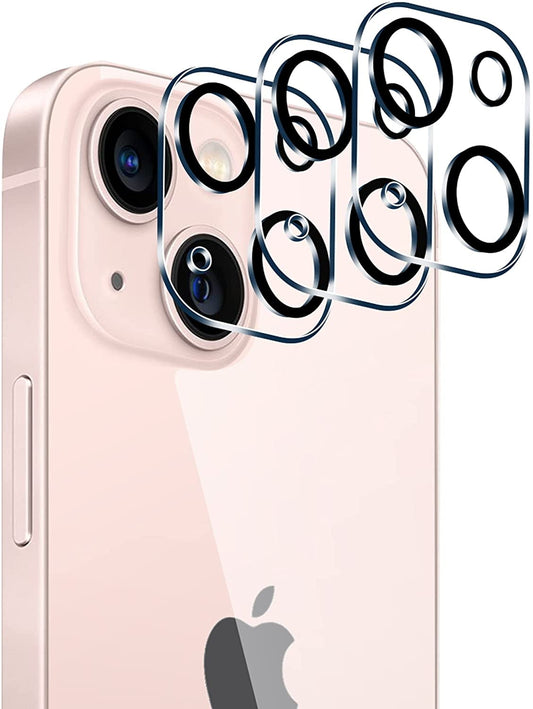 Camera Lens Protector for iPhone 13 & iPhone 13 Mini 2021, iPhone 13 Clear Camera Glass Lens Protector Cover [Case Friendly][Scratch-Resistant]