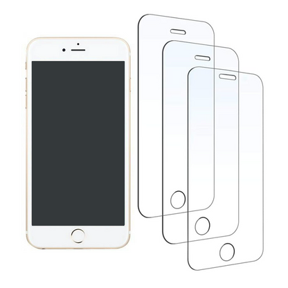 3-Pack Screen Protector Tempered Glass For iPhone X XS XR 11 12 13 MINI 14 15 16 PLUS PRO MAX